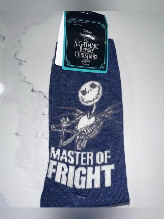 NWT Jack Skellington Nightmare Before Christmas Socks