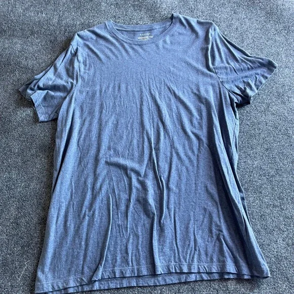 Sonoma Goods for Life‎ Mens Weekend Tee Blue Heathered Crew Neck Shirt XL