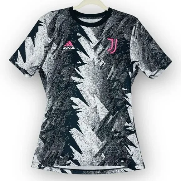 Adidas Black White Pre-Match Juventus Soccer Jersey 2022/23 Size Small JU22A47