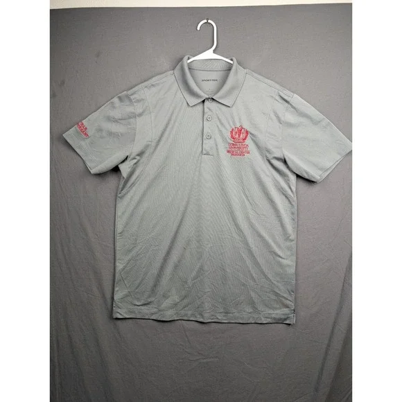 Sport-Tek Mens Loma Linda University Medical Center Polo Shirt  Gray‎ L