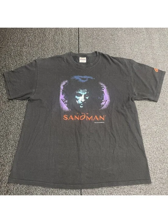 Vintage 1991 The Sandman Shirt Promo DC Comics Neil Gaiman Size XL Heavyweight