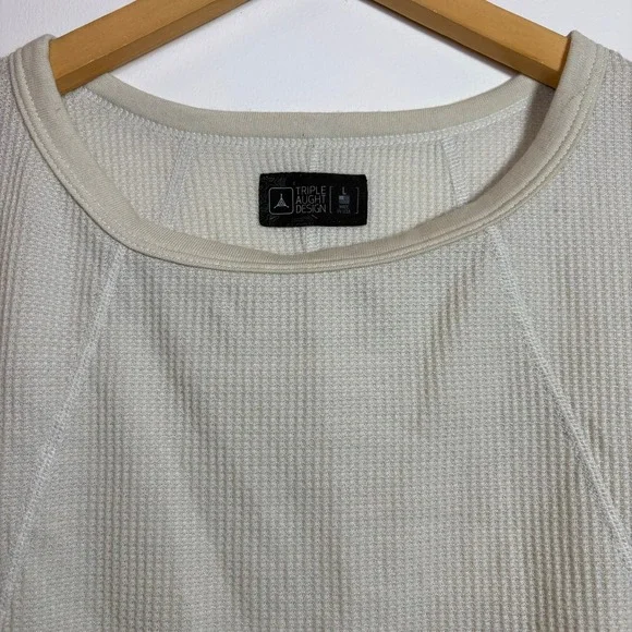 Triple Aught Design TAD Merino Wool Waffle Knit‎ Thermal Shirt Mens L Made USA