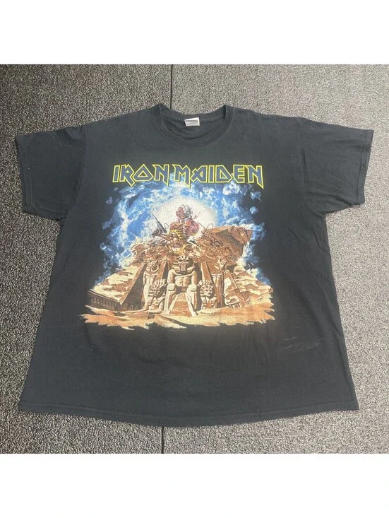 Vintage 2012 IRON MAIDEN Tour T-Shirt, Maiden England! XL Heavy Cotton Rare
