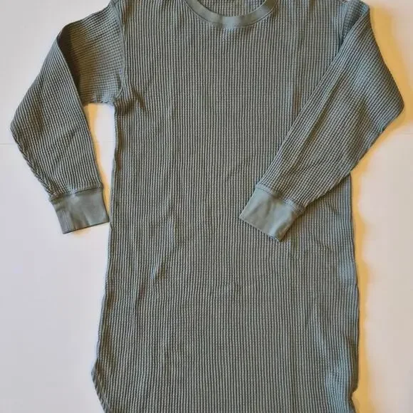 Uniqlo Men's Large Premium Linen Shirt Long Sleeve Blue Button‎ Down Breathable