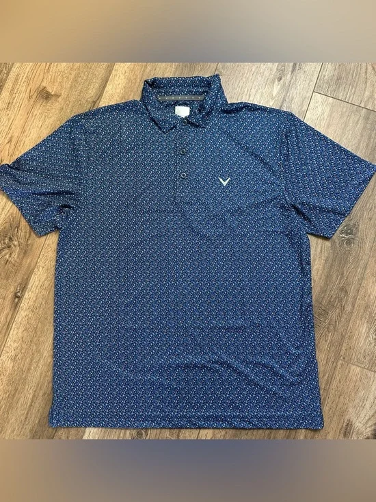 NEW!‎ Callaway Men’s Polo Shirt, Golf, Active, Opti-Dry, Large