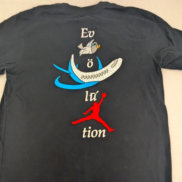 Jordan Evolution Black Tee Medium