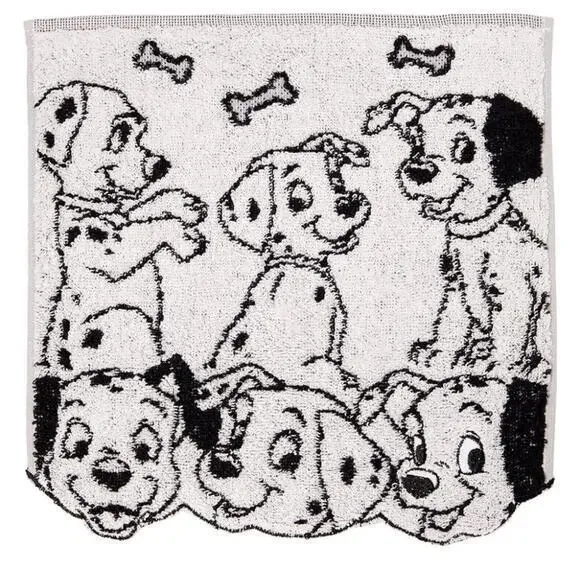 Disney 101 Dalmatians Hand Towel Face Washcloth Japan Import Ruffles Kawaii