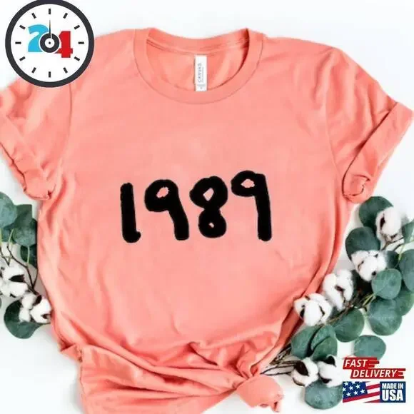 1989 Music Lover Concert Era Pop Album Fan Graphic T-Shirt