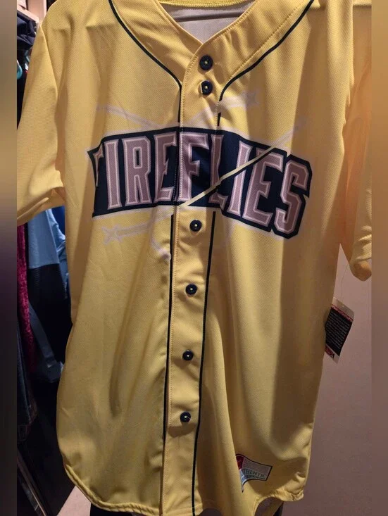 Columbia Fireflies Official Custom #7 Medium Jersey NWT