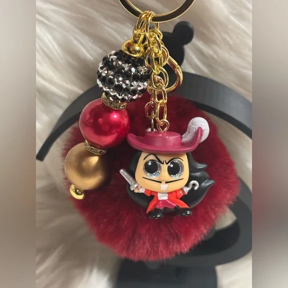 Captain Hook Doorables Keychain/Bag Charm Handmade