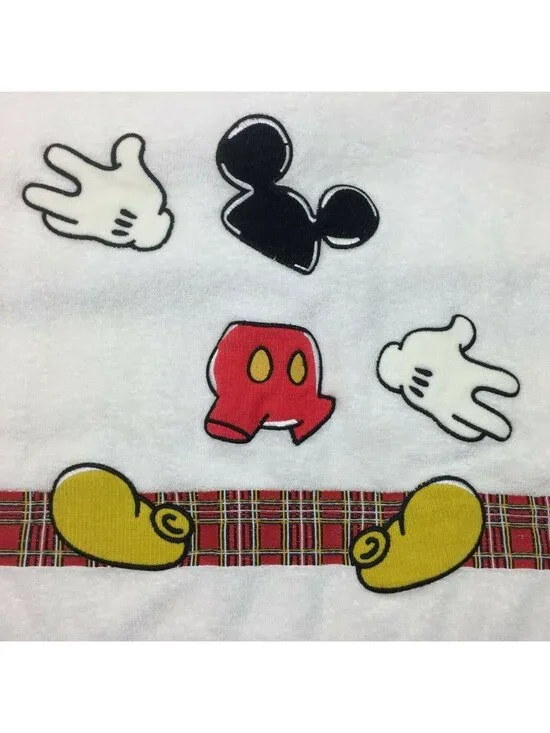 Disneyland Mickey Mouse Bathroom Towel Scattered Parts Bath Sheet Hand Disney