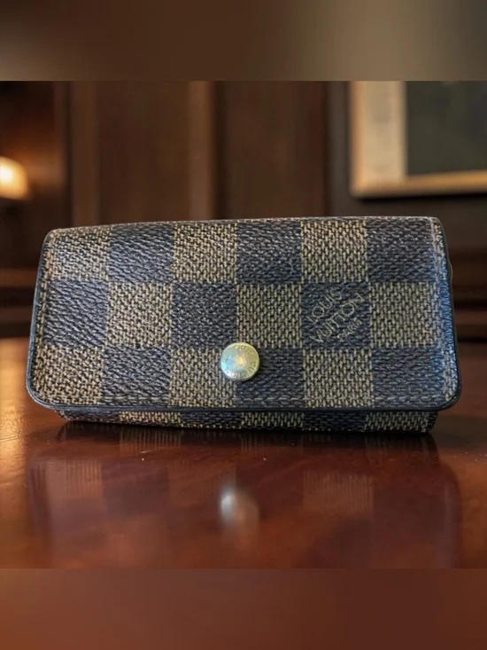 Louis Vuitton Brown Damier Canvas Key Holder