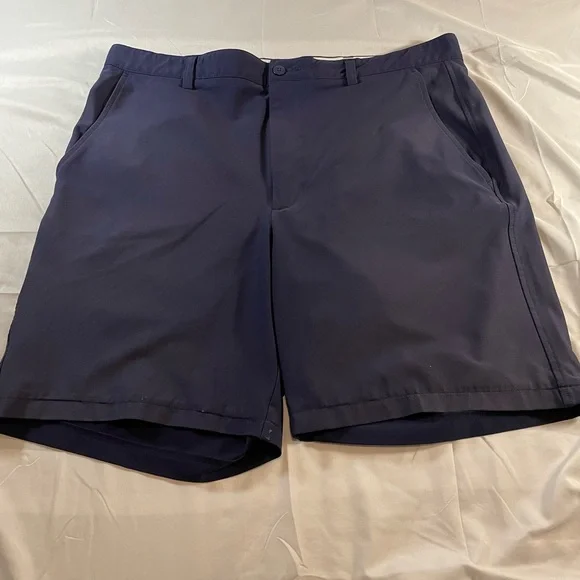 FootJoy Mens Navy Blue Performance Golf Shorts W35 Stretch Moisture Wicking‎