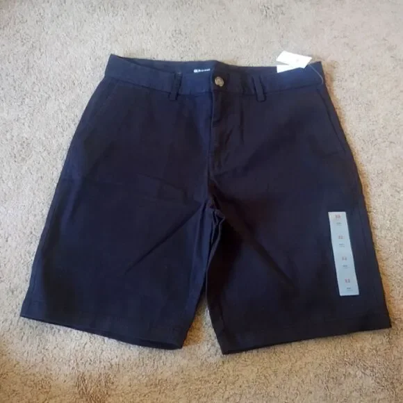Old Navy Chino Men's Shorts Size 32 Black 9' Inseam BRAND NEW WITH TAGS