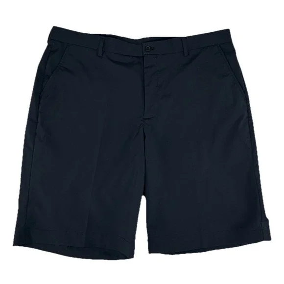 Greg Norman Shark Men's Black Golf Shorts Sz‎ 40 Performance Stretch Flat Front