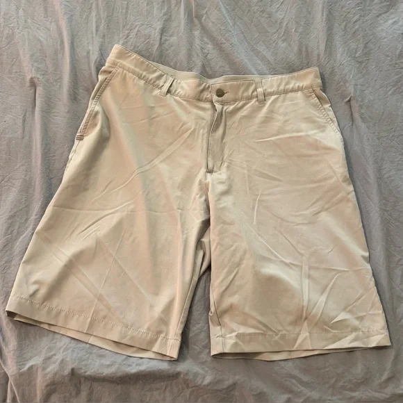Adidas Hybrid Material Golf Shorts‎ Gray Size 36 10” Inseam
