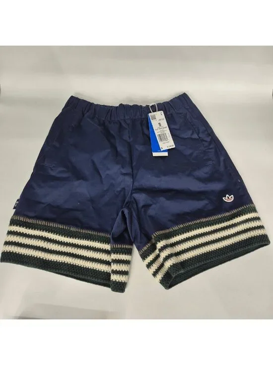 Adidas x Clot Edison Chen Woven Shorts JN7721 Unisex Mens Small Night Indigo NWT