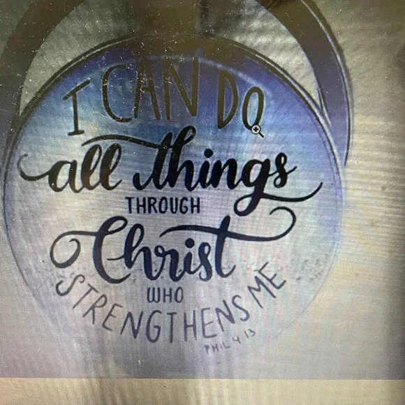 “I Can Do All Things Through Christ' Keychain