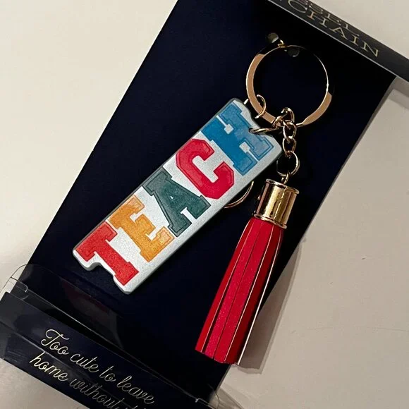 Teacher Tassel Keychain (new‎ / w/a/x)