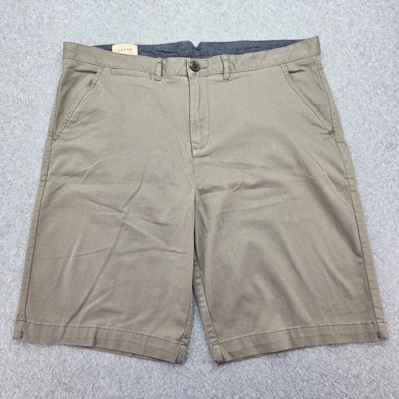 Jachs NY Chino Shorts Men's‎ Size 36 Beige Flat Front Casual Everyday Summer