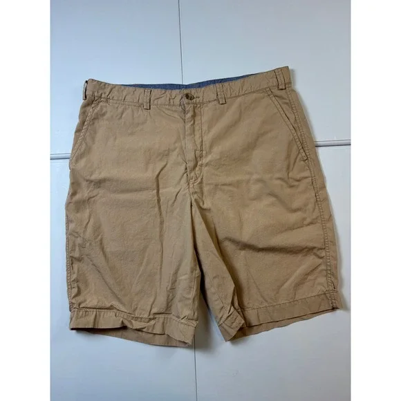 Polo‎ Ralph Lauren Relaxed Fit Khaki Chino Shorts Mens 35 Tan Cotton 10