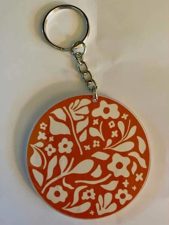Floral Keychain