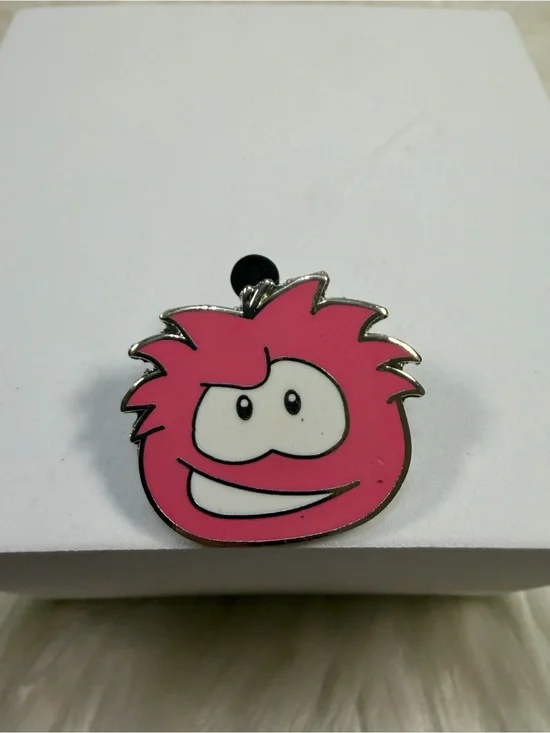 💙3/$20💙 DISNEY Pink Cartoon Puffle Enamel Charm