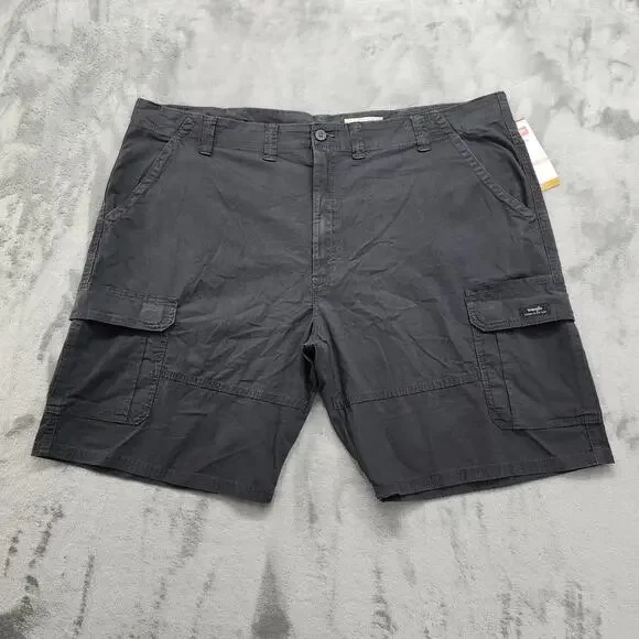 NEW Wrangler Shorts‎ Mens 44 Gray Cargo Relaxed Fit Shorts Epic Soft Ripstop