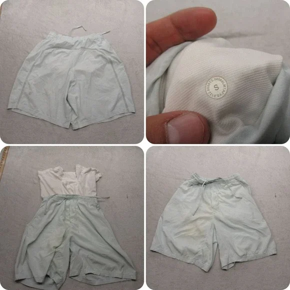 Lululemon Shorts Mens Small Mint Athletic Lined Pace Breaker Lined Short 7