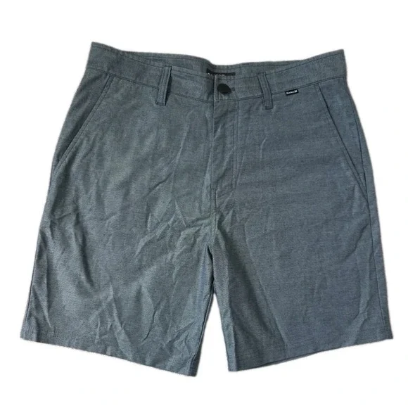 Hurley H2O-Dri Breathe Gray Hybrid Shorts Size 31. Men's 19