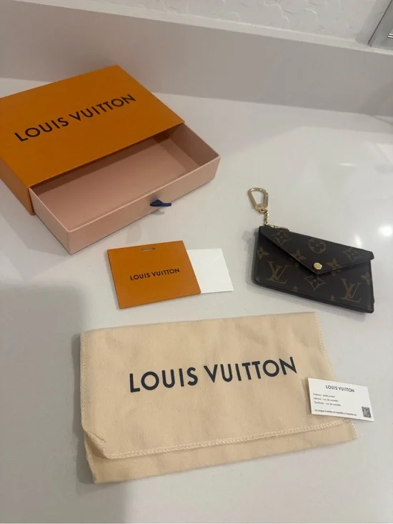 Louis Vuitton Monogram Card Holder Recto Verso with Gold Hardware