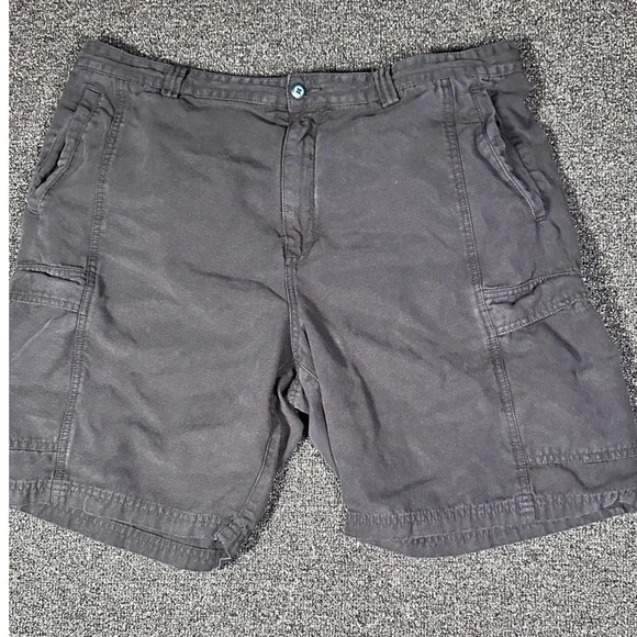Tommy‎ Bahama Relax Mens 40 Cargo Shorts Black Cotton Blend