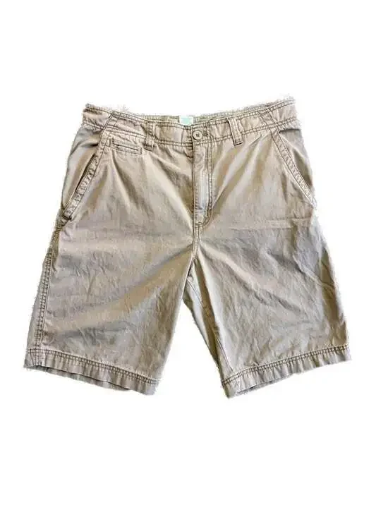 Faded Glory Men's Tan Cotton Cargo Shorts Size 32