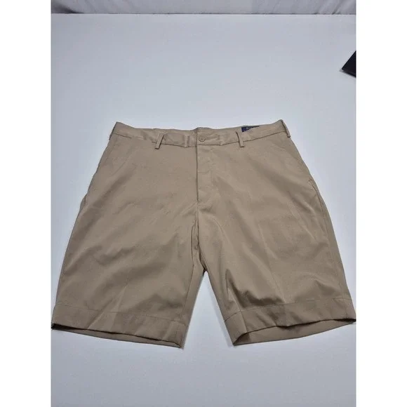 Polo Ralph Lauren Performance Chino Shorts Men's 38 Beige Golf Performance