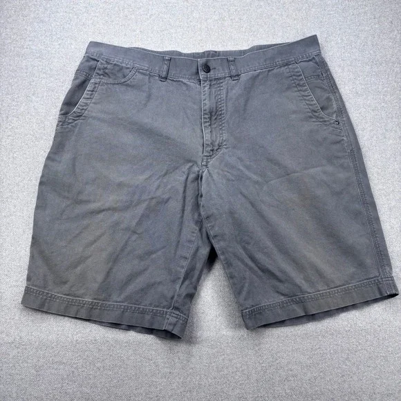 Patagonia Tenpenny Shorts Mens‎ 40 Gray Heavyweight Organic Cotton Canvas Hiking