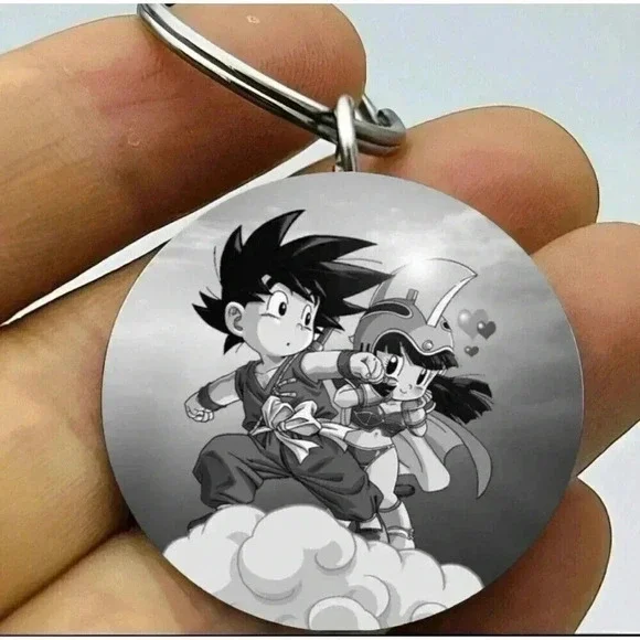 Dragon Ball Z Goku Chichi Love Lvoer Hot Cute Couple Keychain