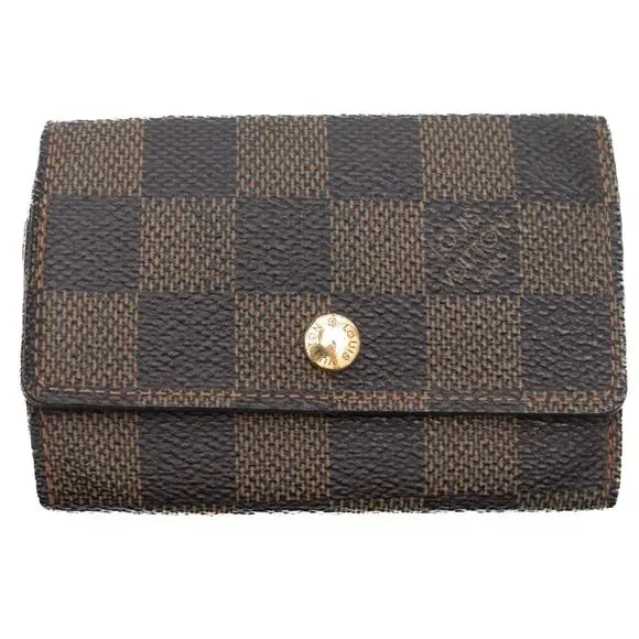 Authentic Louis Vuitton Damier Ebene Multicles 6 Key Holder 2007 France