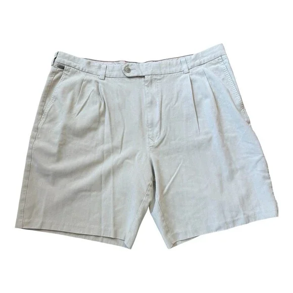 Tommy Bahama Men's Silk‎ Pleated Chino Shorts Size 40