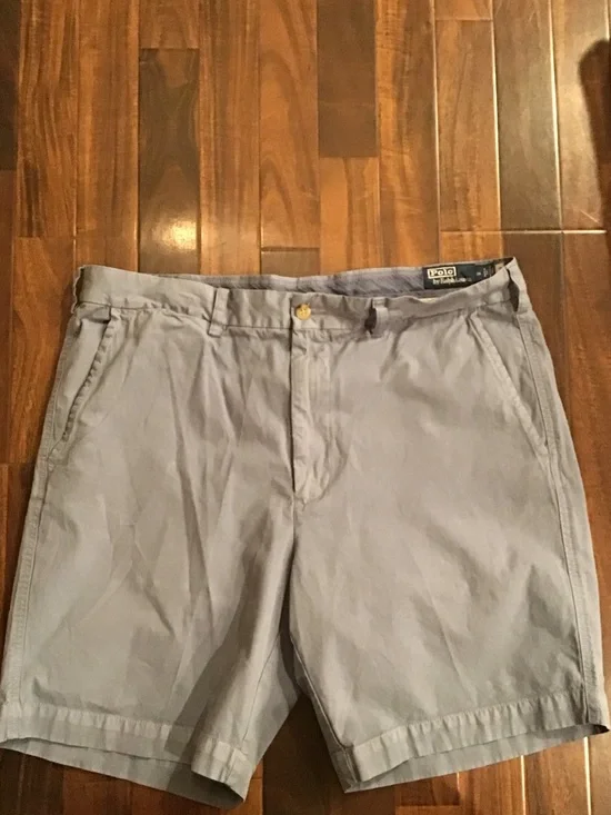 Polo by Ralph Lauren Light Blue Cotton Chino Shorts