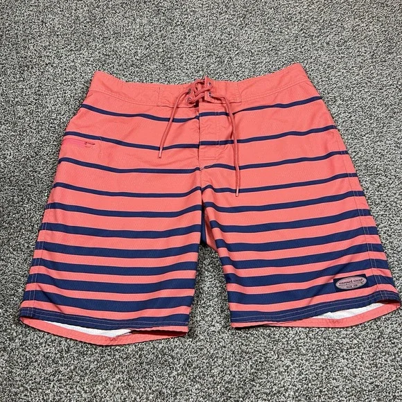 Vineyard Vines Swim‎ Trunks Mens 34 Red Coral 9