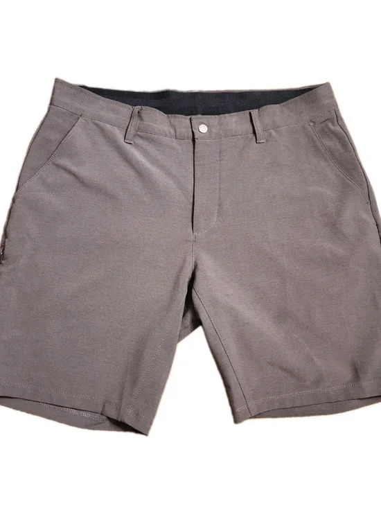 BYLT Premium Basics Kinetic Short Men's 36 Charcoal Gray Activewear Golf Stretch