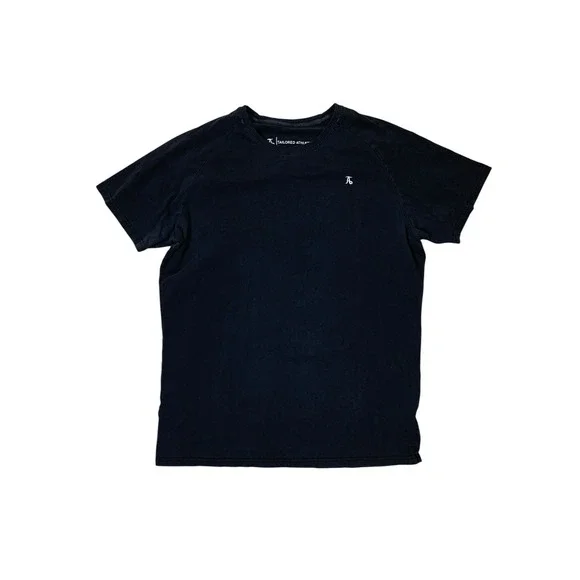Tailored Athlete Essential T Shirt Men's XXL Black Stretch Athletic Crew Neck