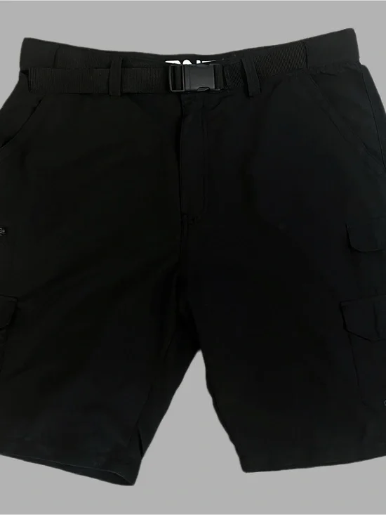 Denali Men's Black Light Cargo Shorts w/ Belt Size 36