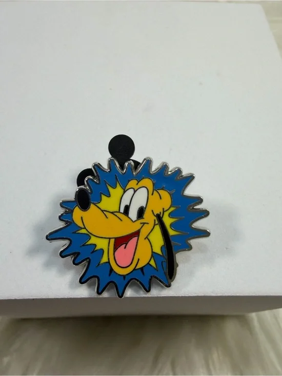 💙3/$20💙 Disney Pluto Enamel Pin - Yellow, Blue, Black