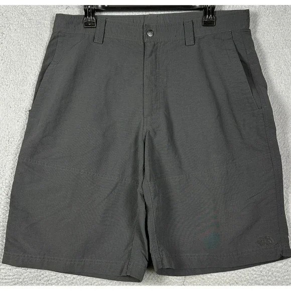 The North Face Horizon Shorts Mens 36 Asphalt Grey Cargo Hiking Trail Outdoor
