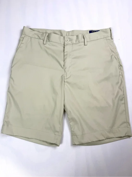 Polo Ralph Lauren Performance Stretch Classic Fit Khaki Golf Shorts Mens 34