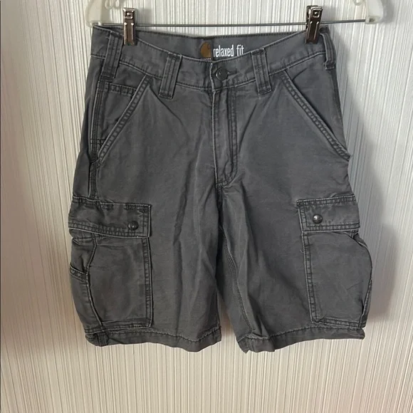 Carhartt Men's Charcoal Cargo Shorts