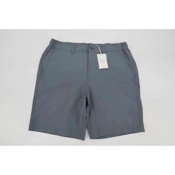 Free Fly Latitude Shorts Mens Small Slate Blue UPF 50+ Performance NEW