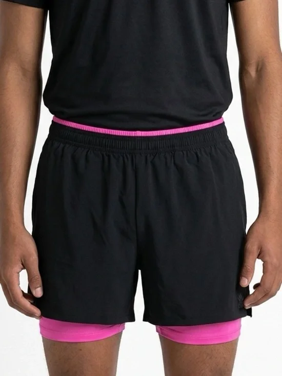 CHUBBIES | The Capes Black & Hot Pink Ultimate Performance Shorts Men’s Size L
