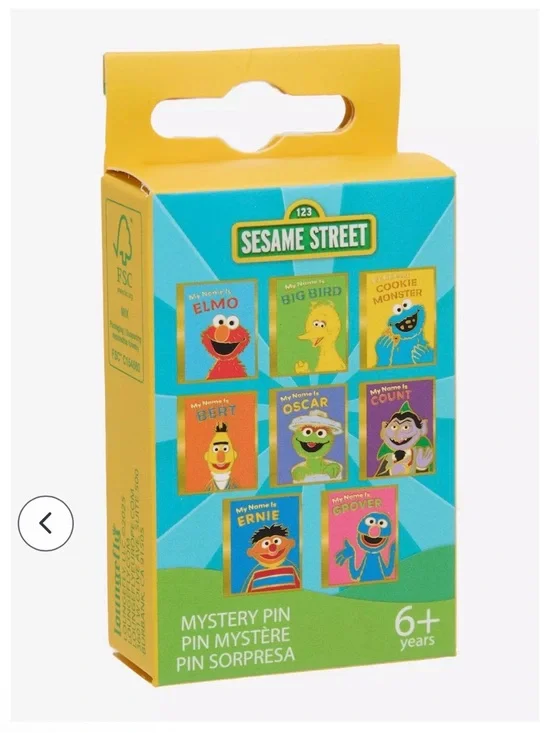 New Loungefly Sesame Street Storybook Blind Box Enamel Pin BoxLunch Exclusive